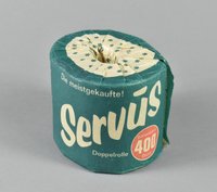 Toilettenpapier "Servus" der Firma Feldmühle