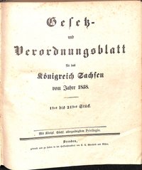 Gesetz- und Verordnungsblatt für das Königreich Sachsen vom Jahre 1858