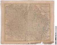 Landkarte "Allgemeine Uebersicht des Kriegsschauplatzes am Rhein, der Mosel, Maas, Marne, Seine, Schelde"