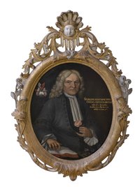 Ölbild: Bürgermeister Georg Rosenbach aus Grimma