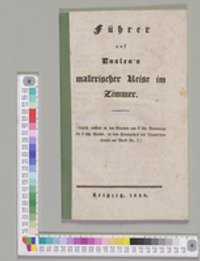 Broschüre: Führer auf Enslen´s malerischer Reise im Zimmer.